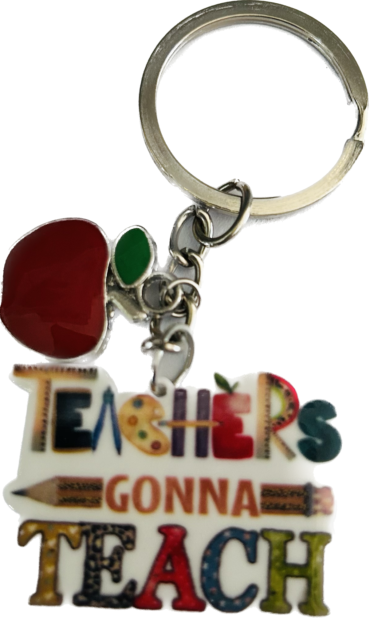 Teachers gonna teach keyring - affordable teacher gift