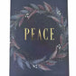 Traditional Christmas greeting card - Peace