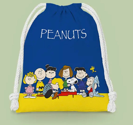 Peanuts Snoopy Drawstring Bag 25 x 32cm