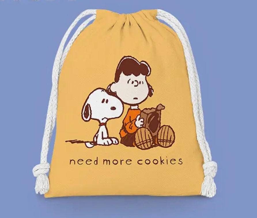 Snoopy Peanuts Drawstring Bag 25x32cm