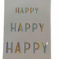 Blank greeting card- Happy happy happy