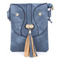 Cross body Bag- blue with strap