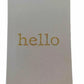 Blank greeting card - Hello