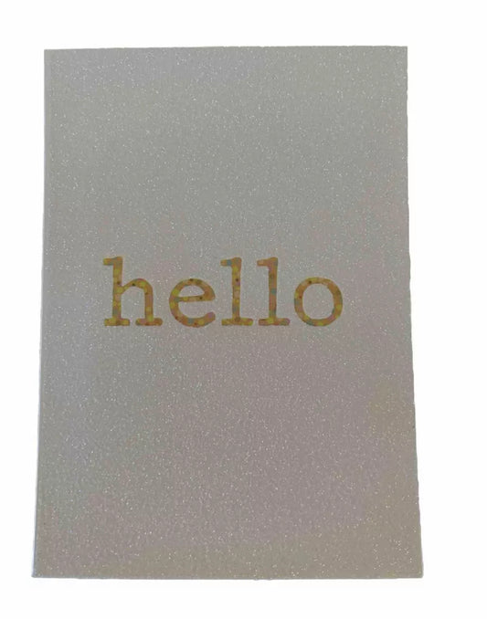 Blank greeting card - Hello