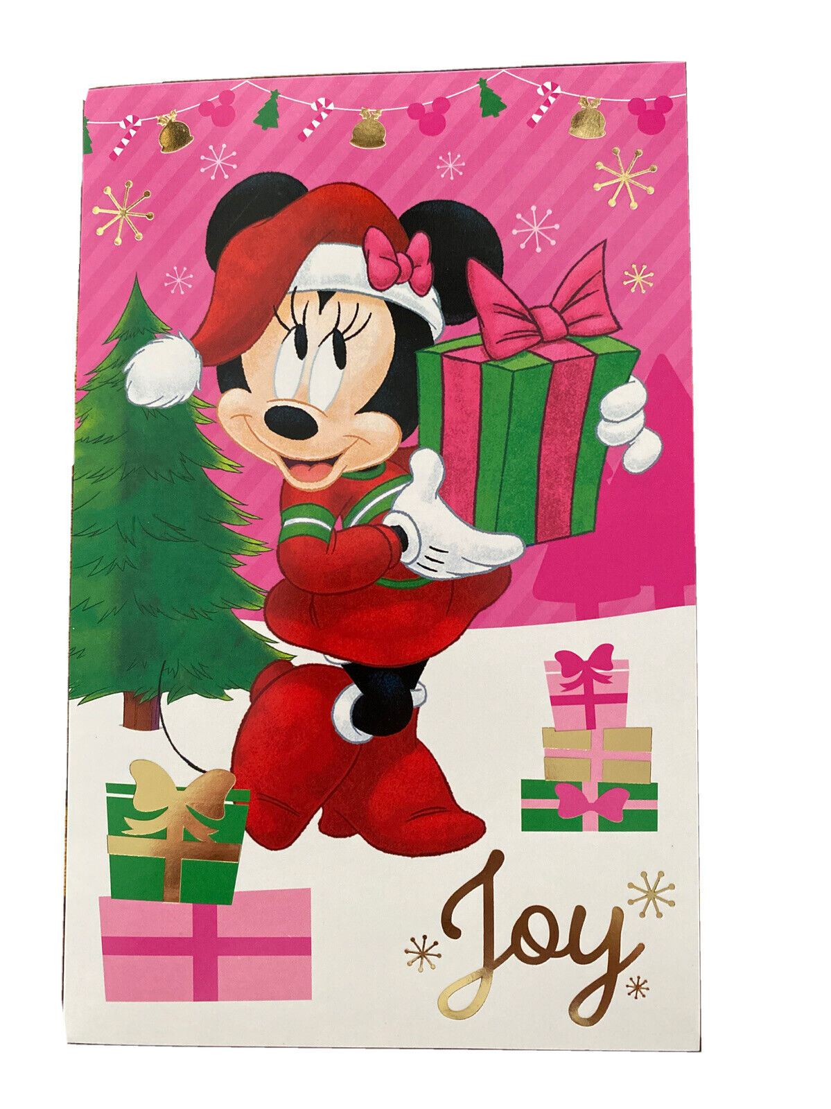 Disney Christmas Greeting Card- Minnie Mouse