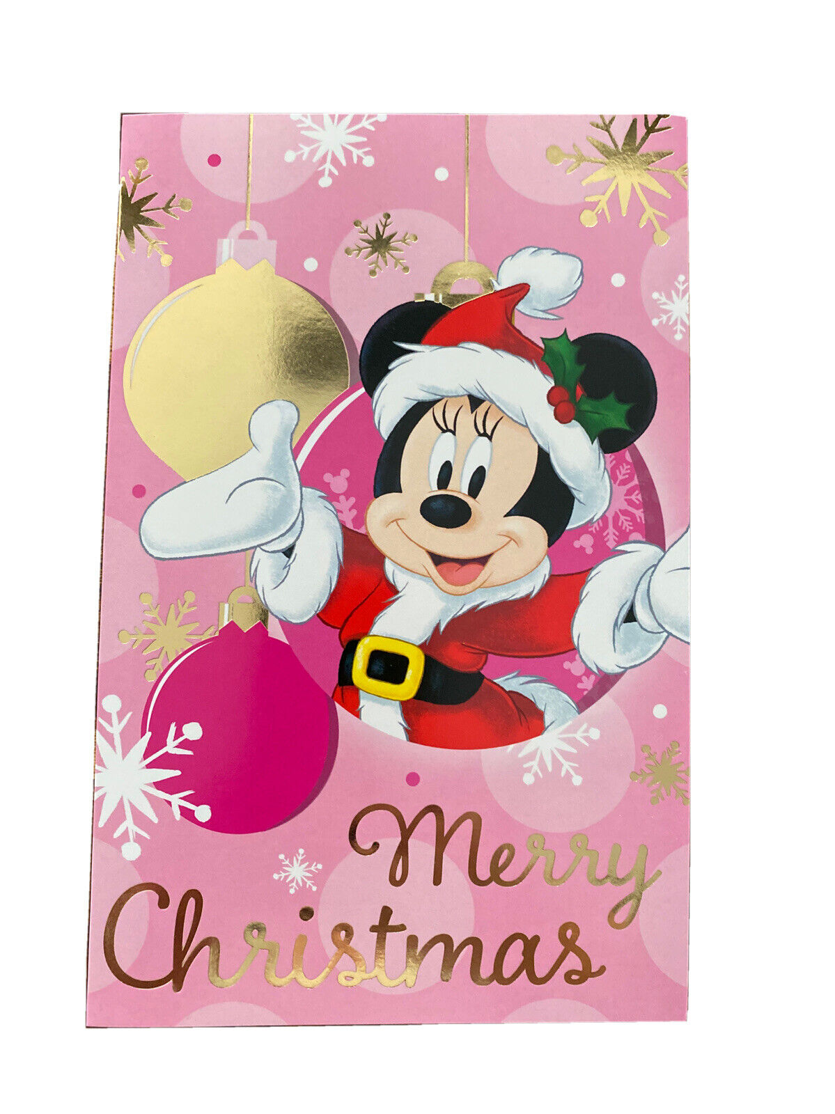 Disney Christmas Greeting Card Minnie Mouse