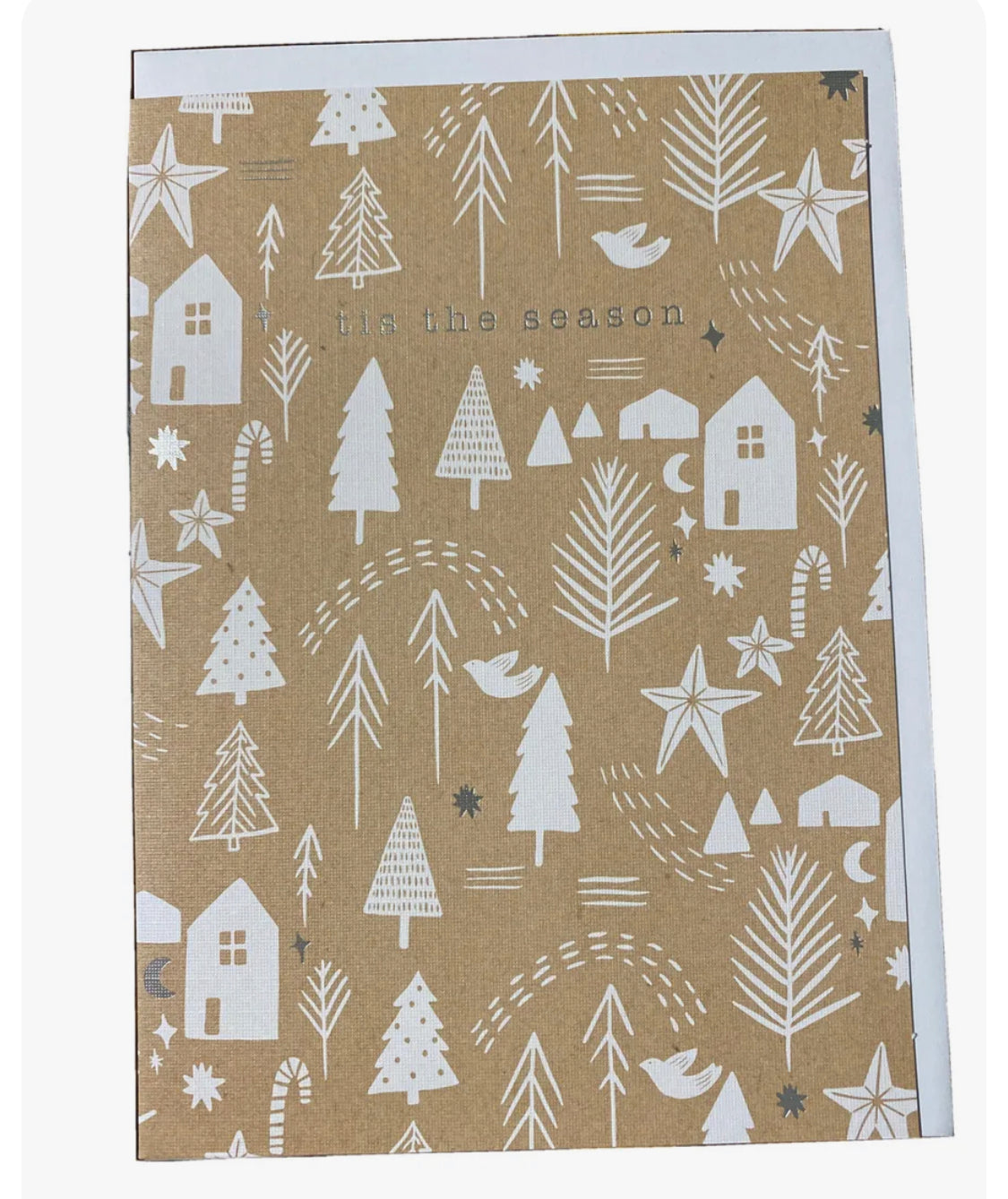 Premium Christmas Card - Tis the Season -Traditional - blank inside